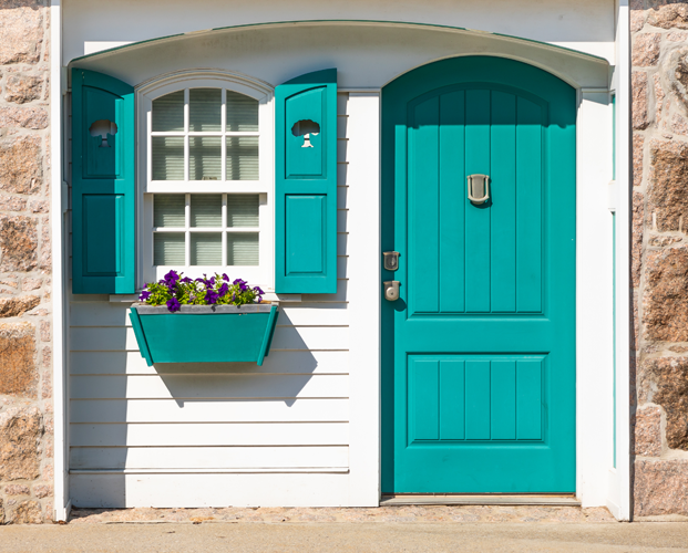 Civica Teal Door