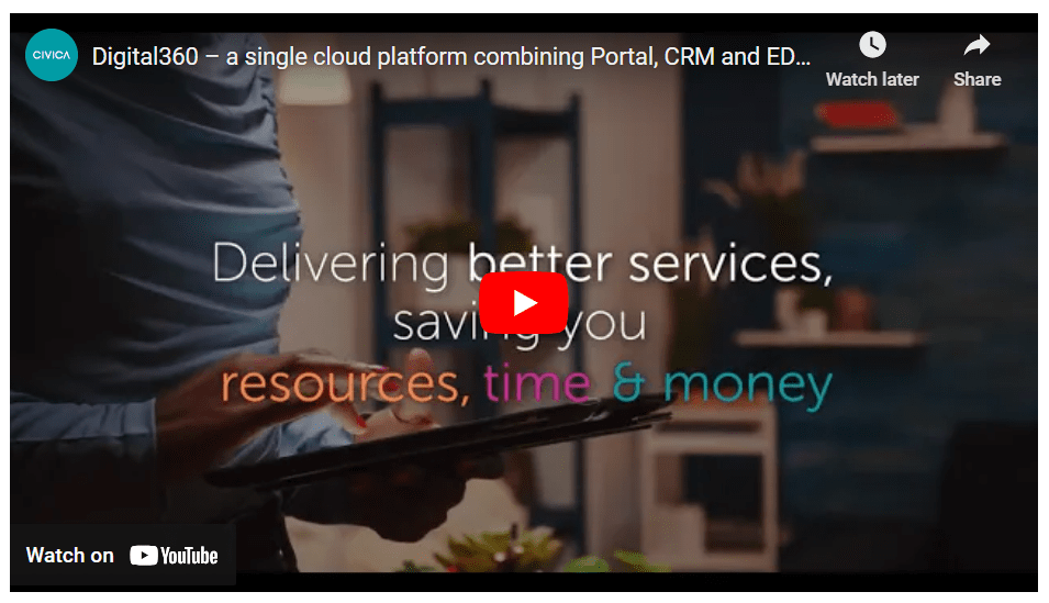 Digital360 – a single cloud platform combining Portal, CRM and EDM to connect people and information